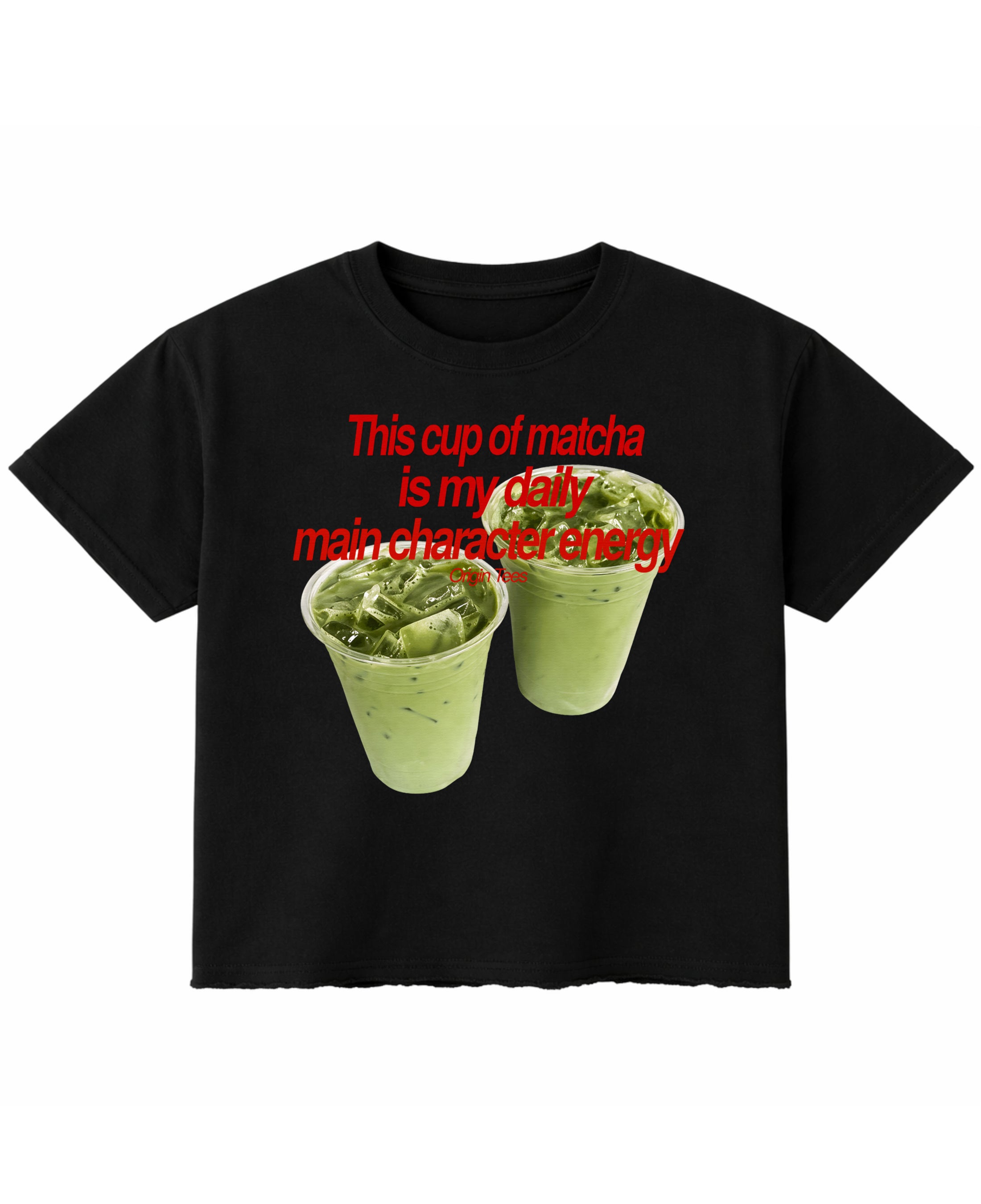 Black Boxy Fit T-shirt Front Design