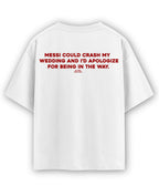 White Oversized T-shirt Back Design