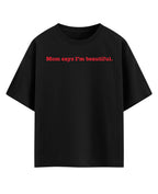 Black Oversized T-shirt Front Design