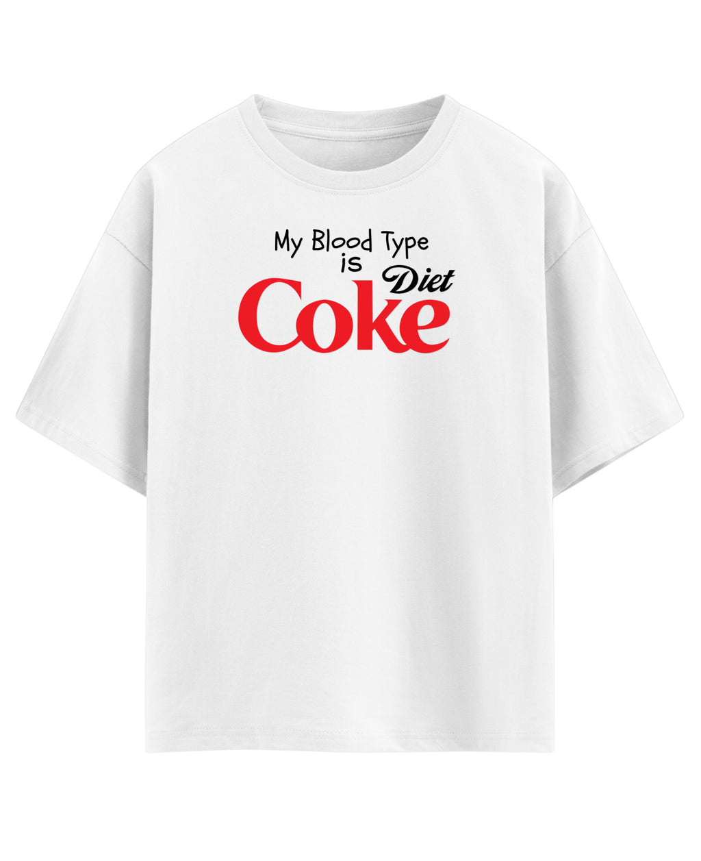White Oversized T-shirt Front Design