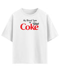 White Oversized T-shirt Front Design