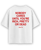 White Oversized T-shirt Back Design