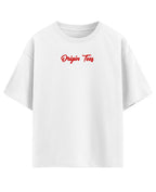White Oversized T-shirt Front Design
