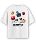 White Oversized T-shirt Back Design