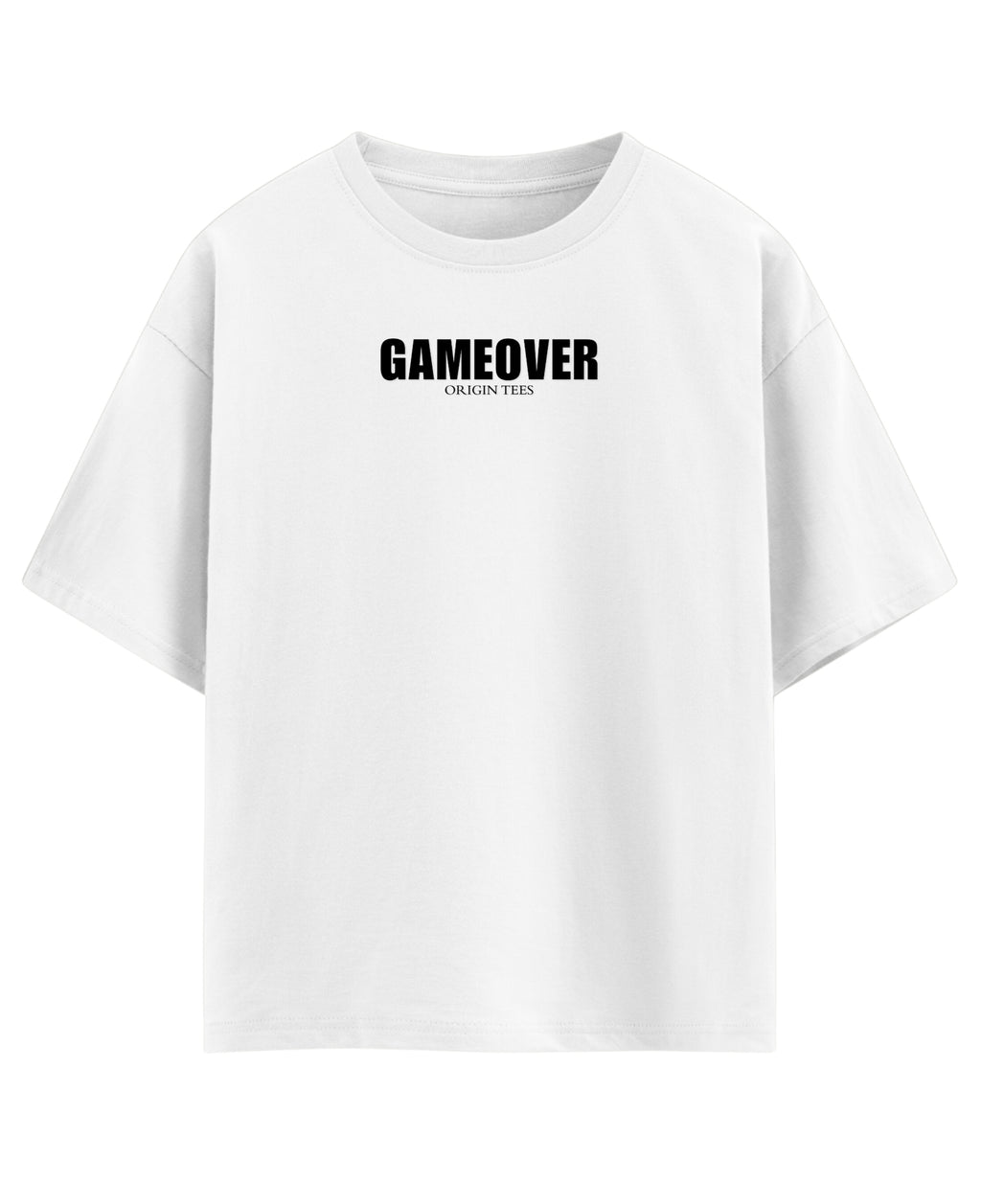 White Oversized T-shirt Front Design