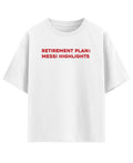 White Oversized T-shirt Front Design