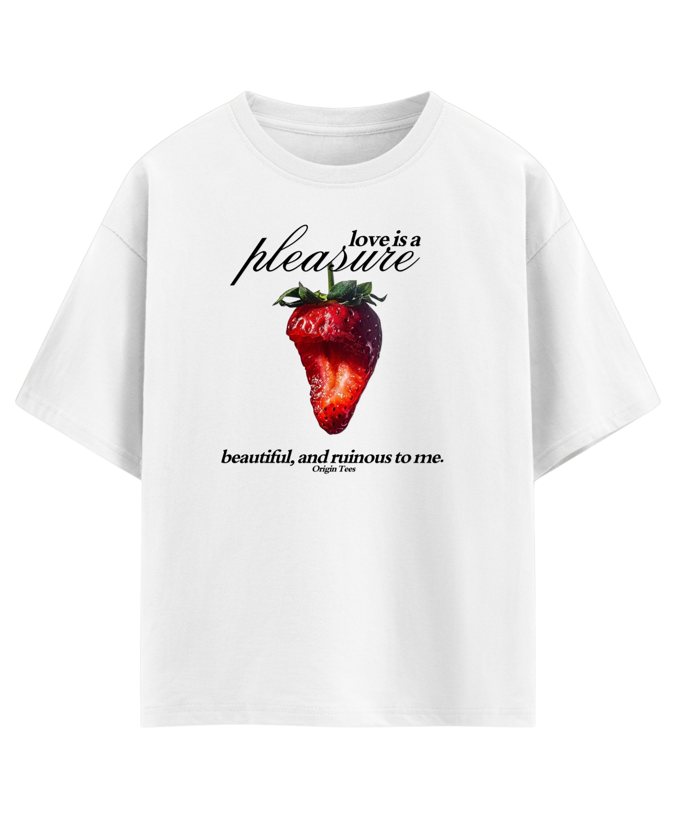 White Oversized T-shirt Front Design