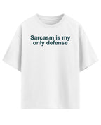 White Oversized T-shirt Front Design
