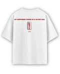 White Oversized T-shirt Back Design