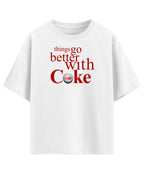 White Oversized T-shirt Front Design