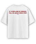 White Oversized T-shirt Back Design