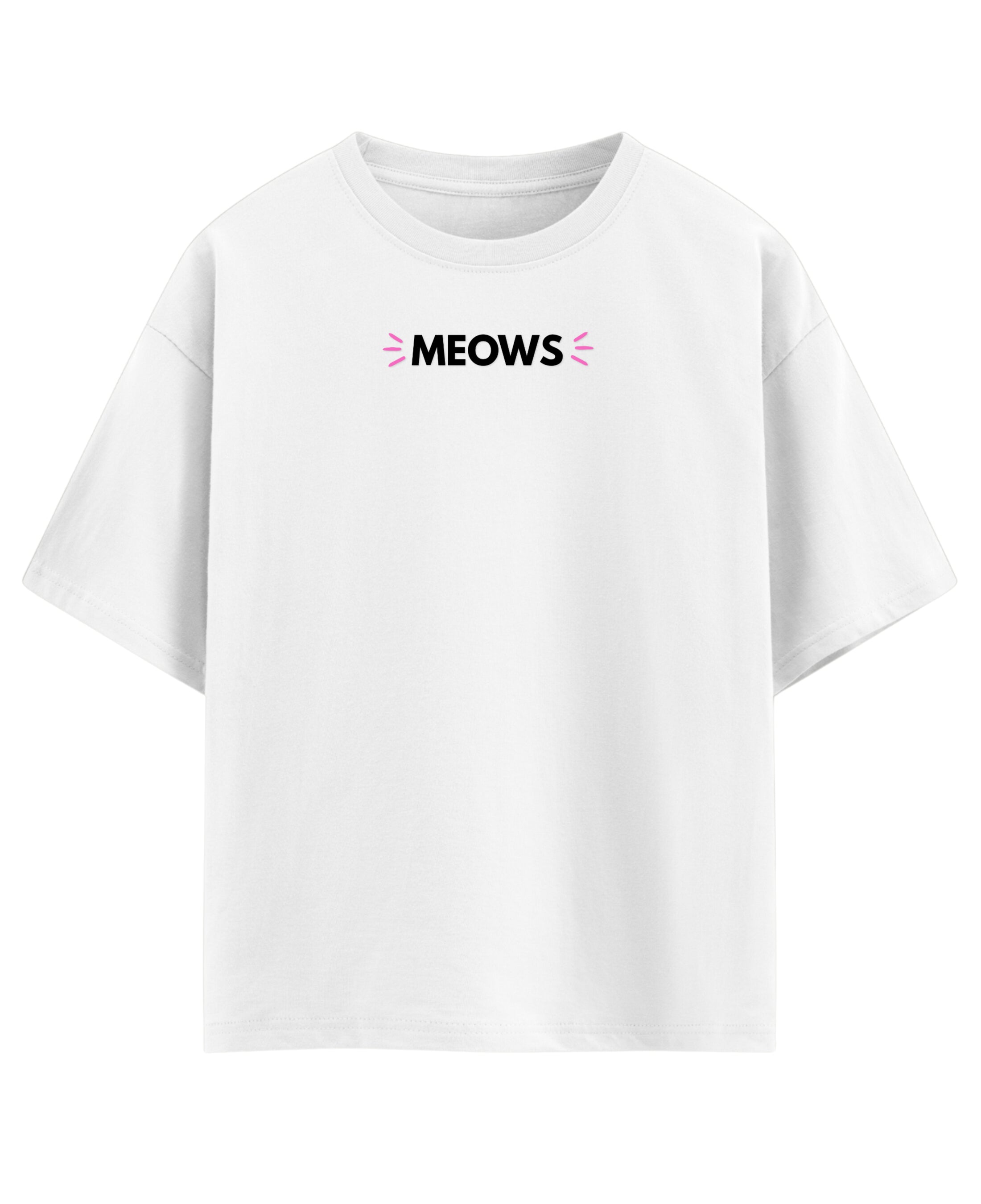 White Oversized T-shirt Front Design