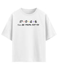 White Oversized T-shirt Front Design