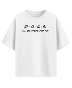 White Oversized T-shirt Front Design