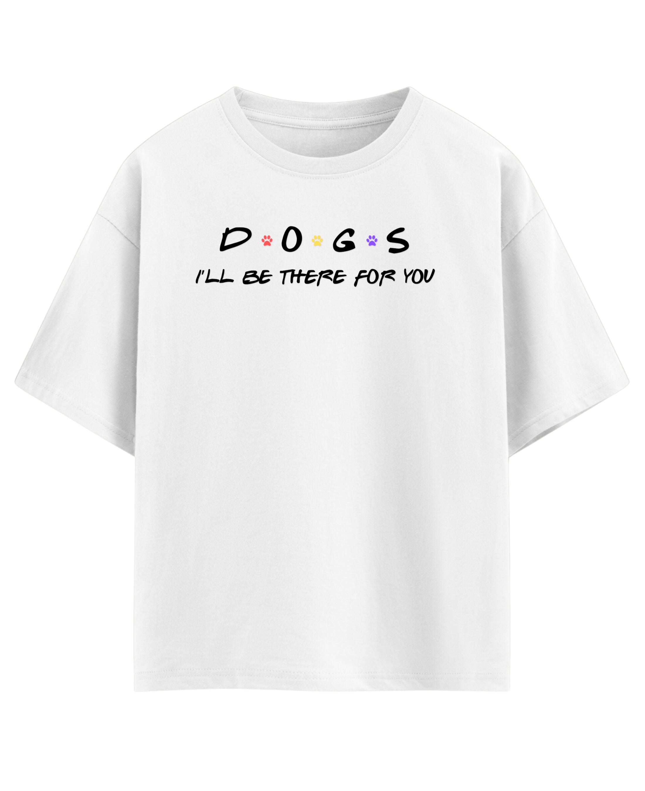 White Oversized T-shirt Front Design