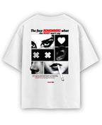 White Oversized T-shirt Back Design