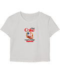 White Baby Tee Front Design