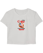 White Baby Tee Front Design