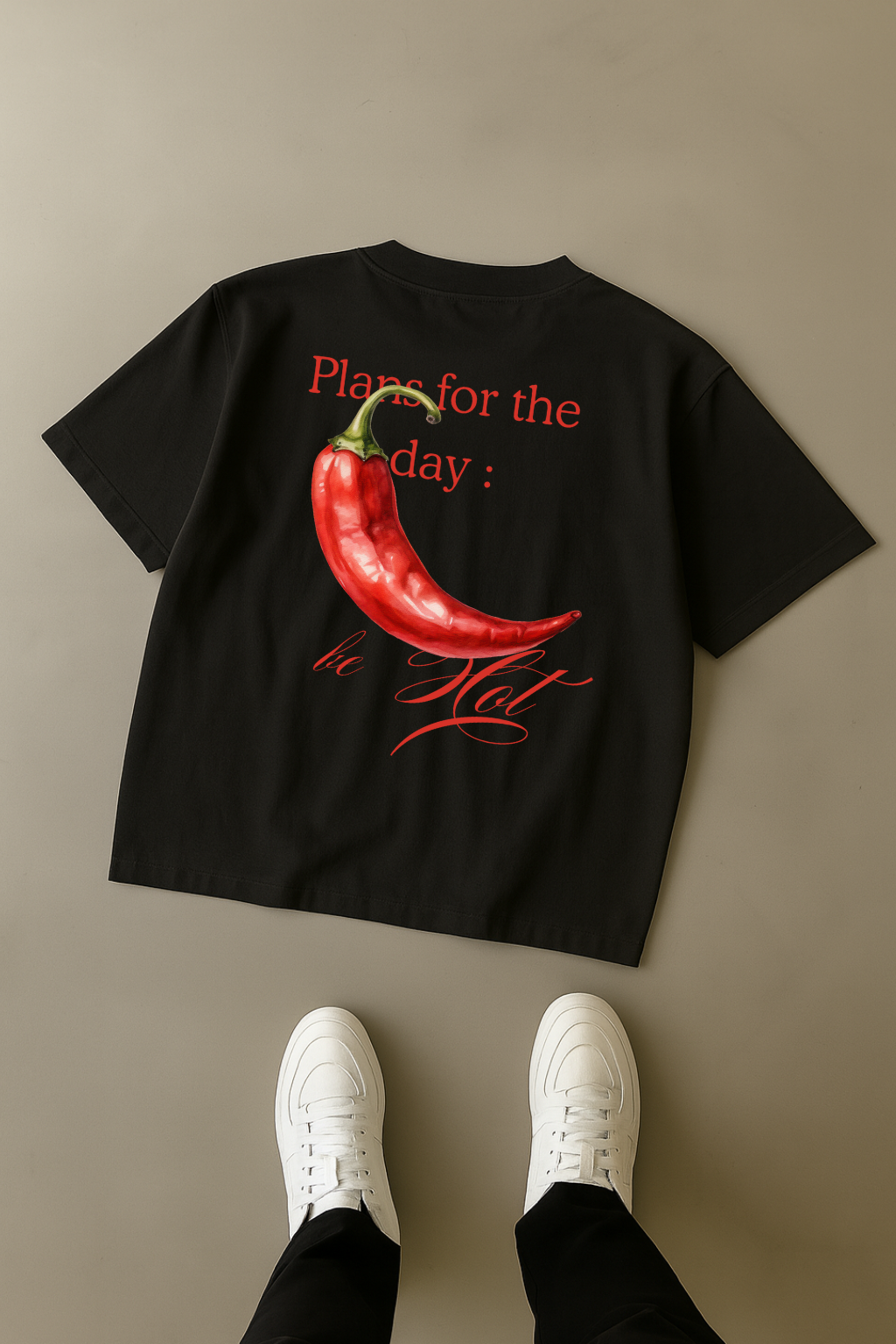 Spicy Mood Oversized Tee