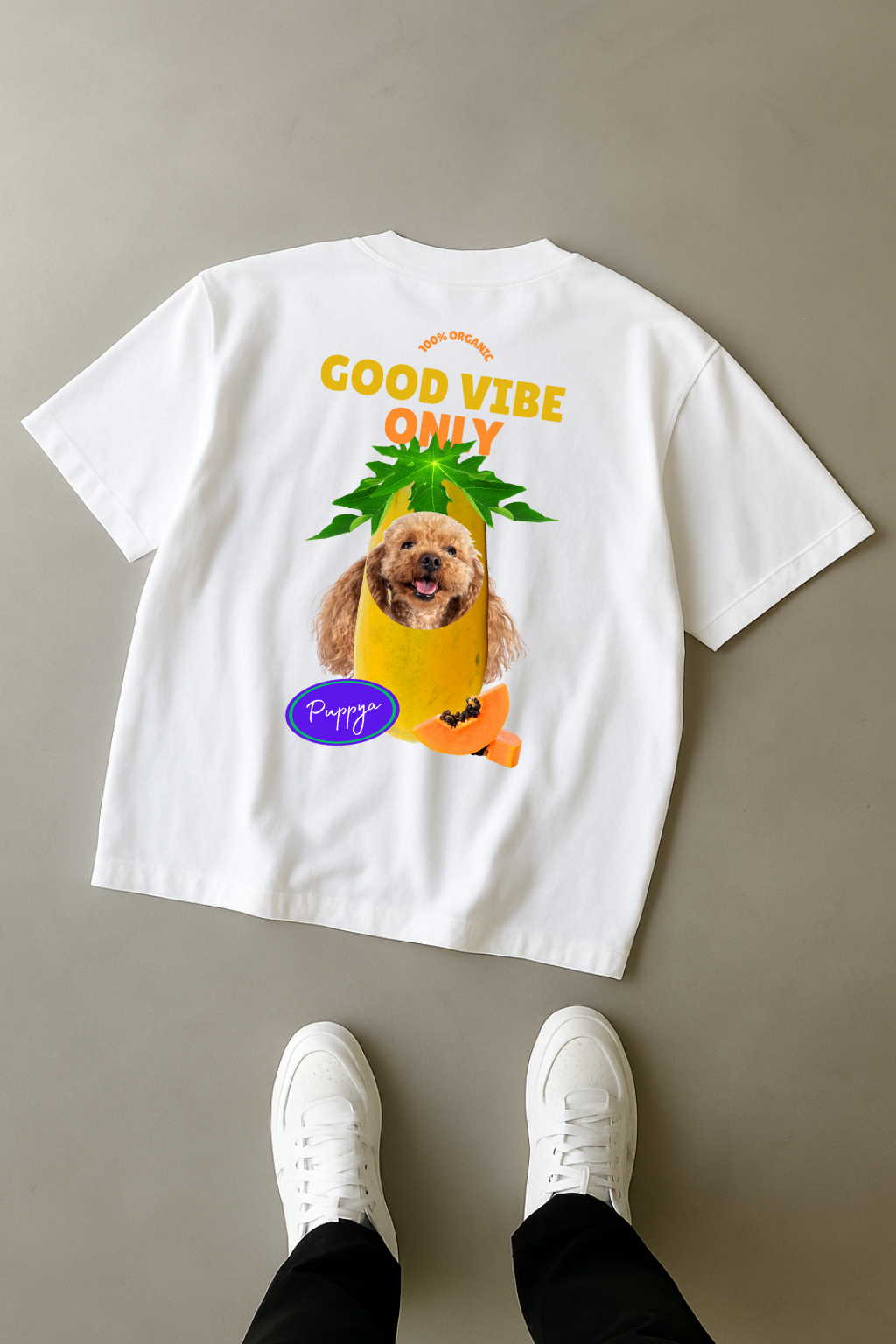 “Good Vibes Only” Oversized Tee
