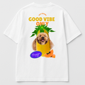 “Good Vibes Only” Oversized Tee