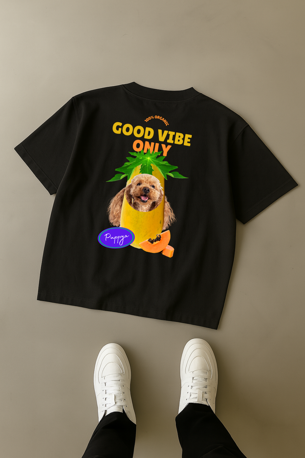 “Good Vibes Only” Oversized Tee