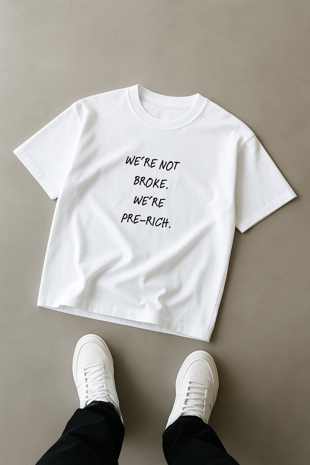 Minimalist Pre-Rich Statement Shirt